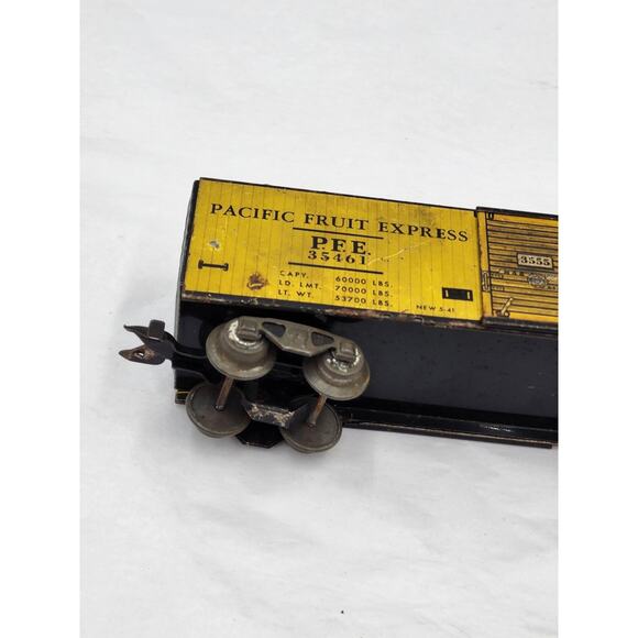 Marx Mar Lines Southern Pacific Lines 35461 Pacific Fruit Express PFE 3555 - Picture 4 of 11